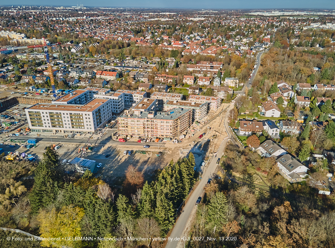 13.11.2020 - Piederstorfer Gelände und Alexisqaurtier am Karl-Marx-Ring in Neuperlach